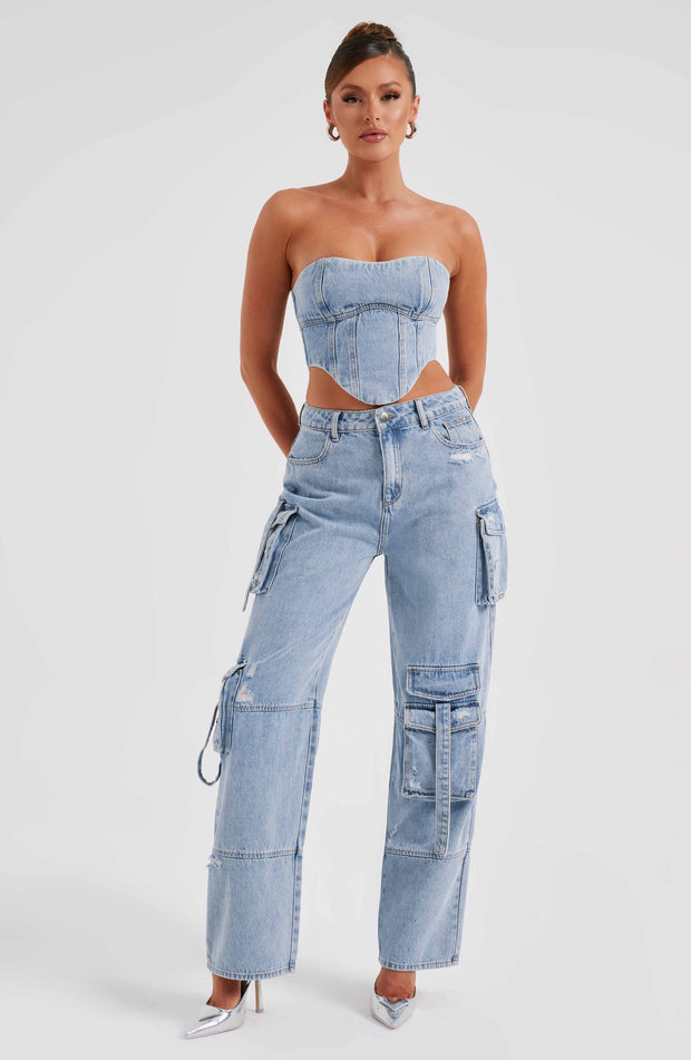 Brooklyn Cargo Broek - Denim Jeans